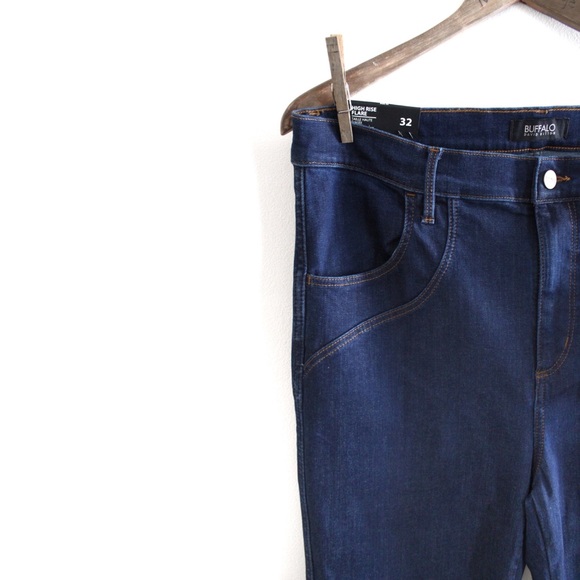 Buffalo David Bitton NWT Ibbie High Rise Flare 32 14 - Picture 4 of 10